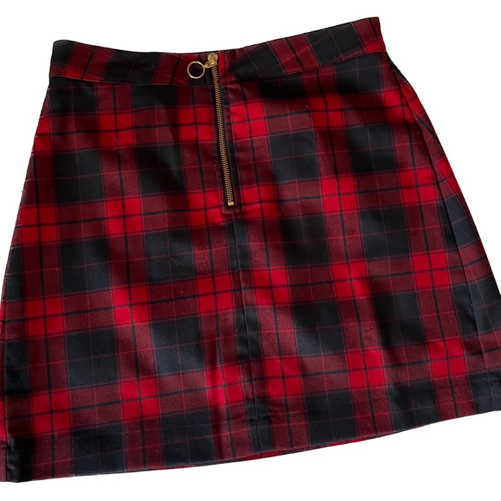 Lazy Oaf Plaid Mini Skirt - Picture 3 of 5